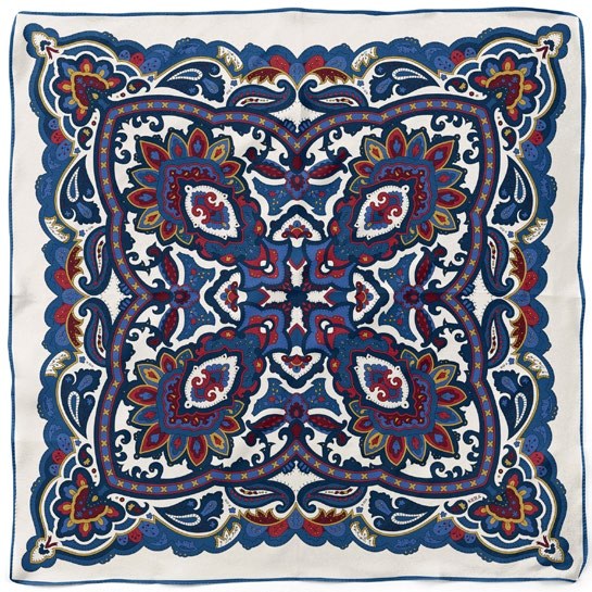 Foulard Diana 90x90 — Sera Fine Silk